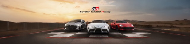 Toyota GR vehicles on track